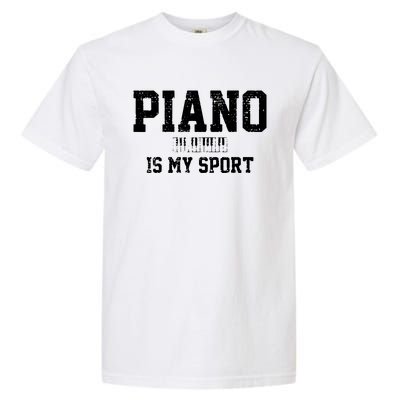 Piano Music Keyboard Musical Instrument Garment-Dyed Heavyweight T-Shirt