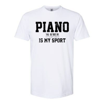 Piano Music Keyboard Musical Instrument Softstyle CVC T-Shirt