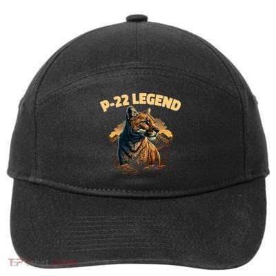 P22 Mountain Lion Silver Lake P22 7-Panel Snapback Hat
