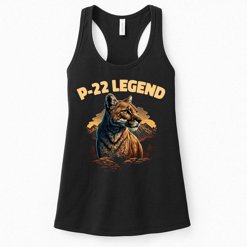P22 Mountain Lion Silver Lake P22 Womens Tank Top