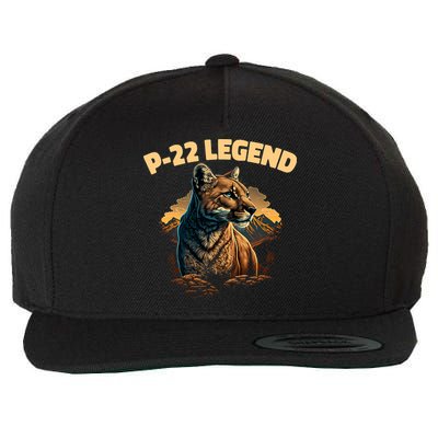 P22 Mountain Lion Silver Lake P22 Wool Snapback Cap