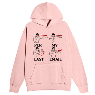 Per My Last Email Funny Men Costumed Urban Pullover Hoodie