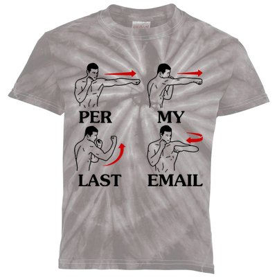 Per My Last Email Funny Men Costumed Kids Tie-Dye T-Shirt