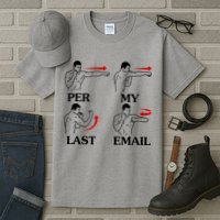 Per My Last Email Funny Men Costumed Tall T-Shirt