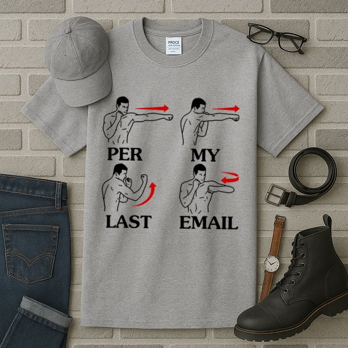 Per My Last Email Funny Men Costumed Tall T-Shirt