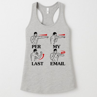 Per My Last Email Funny Men Costumed Womens Tank Top