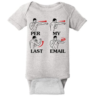 Per My Last Email Funny Men Costumed Baby Bodysuit