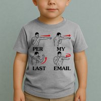 Per My Last Email Funny Men Costumed Toddler T-Shirt