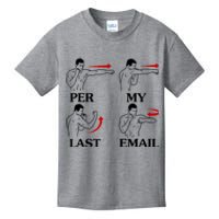 Per My Last Email Funny Men Costumed Kids T-Shirt