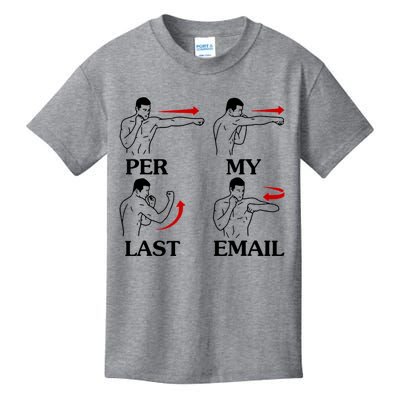 Per My Last Email Funny Men Costumed Kids T-Shirt