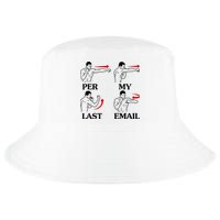 Per My Last Email Funny Men Costumed Cool Comfort Performance Bucket Hat