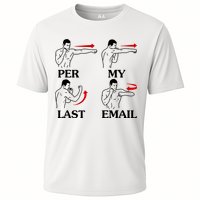 Per My Last Email Funny Men Costumed Cooling Performance Crew T-Shirt
