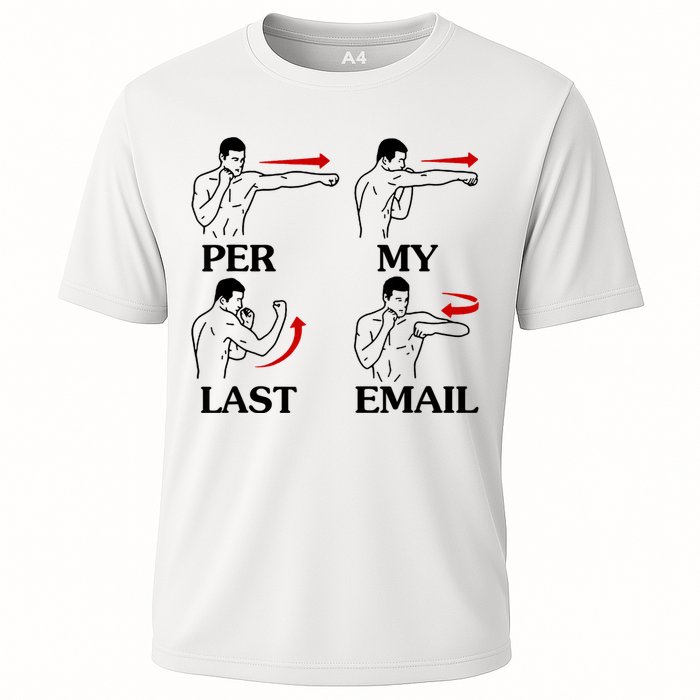 Per My Last Email Funny Men Costumed Cooling Performance Crew T-Shirt