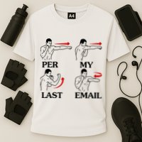 Per My Last Email Funny Men Costumed Cooling Performance Crew T-Shirt