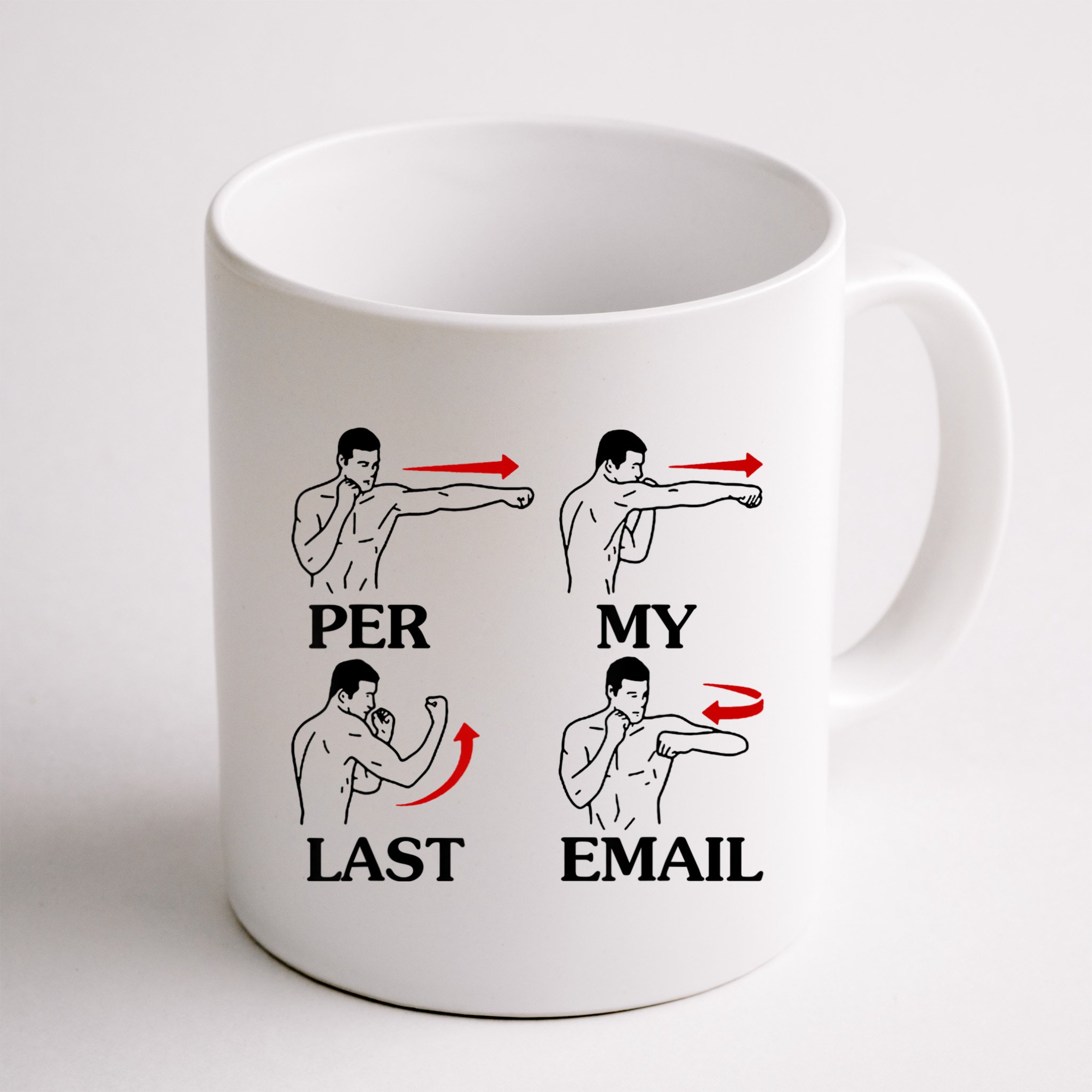 Per My Last Email Funny Men Costumed Mug