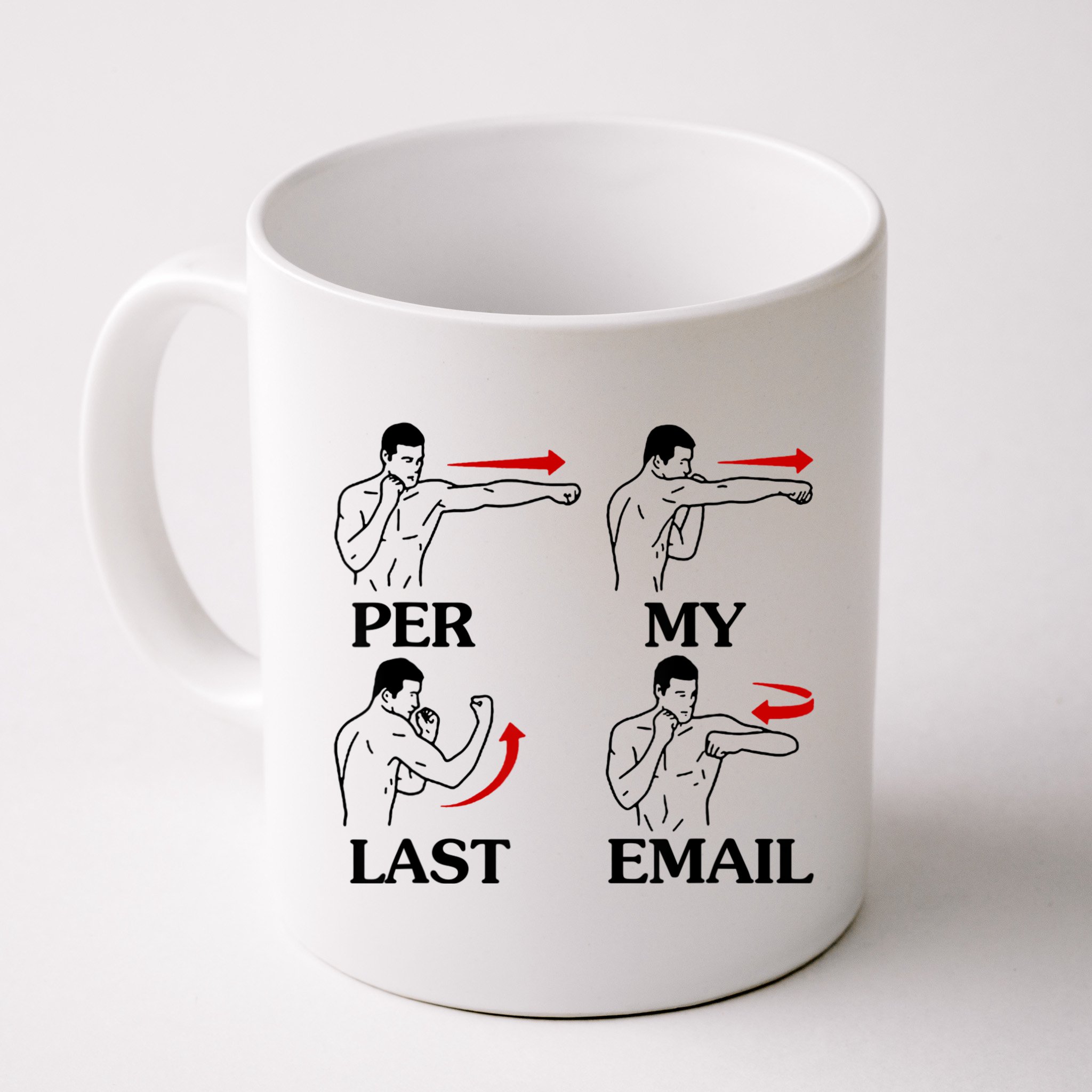 Per My Last Email Funny Men Costumed Mug