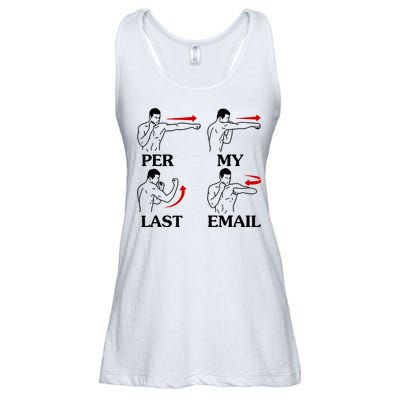 Per My Last Email Funny Men Costumed Ladies Essential Flowy Tank
