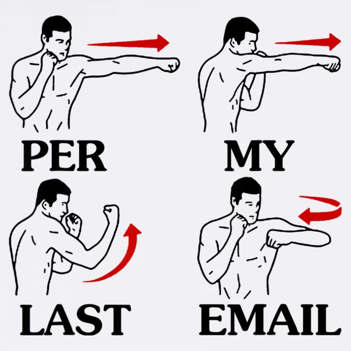 Per My Last Email Funny Men Costumed Poster
