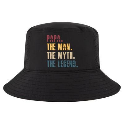 Papa Myth Legend And Dad Funny Father Gift Meaningful Gift Cool Comfort Performance Bucket Hat