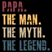Papa Myth Legend And Dad Funny Father Gift Meaningful Gift Cooling Performance Crew T-Shirt