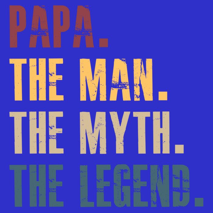 Papa Myth Legend And Dad Funny Father Gift Meaningful Gift Bag