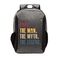 Papa Myth Legend And Dad Funny Father Gift Meaningful Gift Vector Backpack