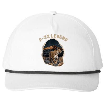 P22 Mountain Lion Silver Lake P22 Snapback Five-Panel Rope Hat