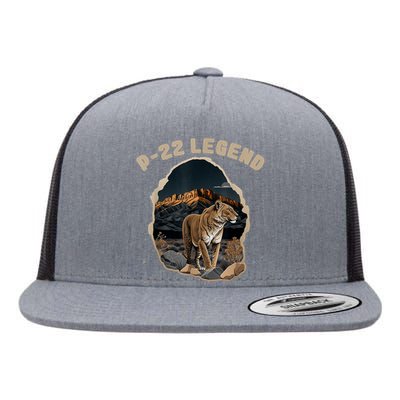 P22 Mountain Lion Silver Lake P22 Flat Bill Trucker Hat