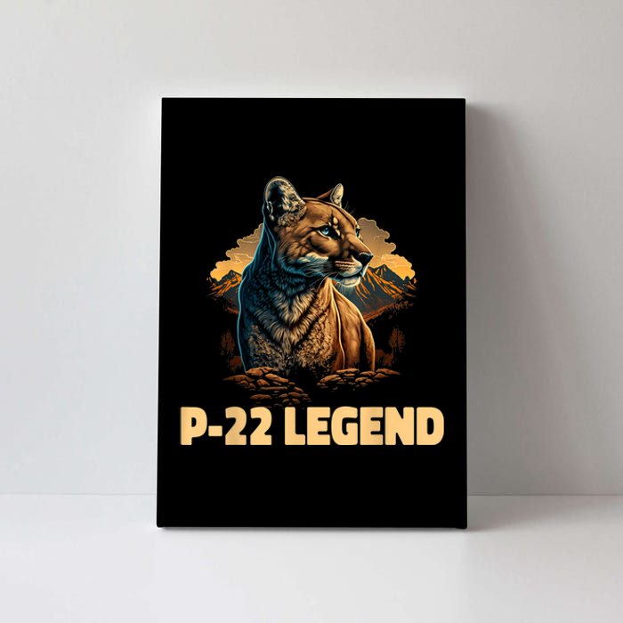 P22 Mountain Lion Silver Lake P22 Canvas