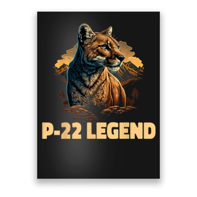 P22 Mountain Lion Silver Lake P22 Poster