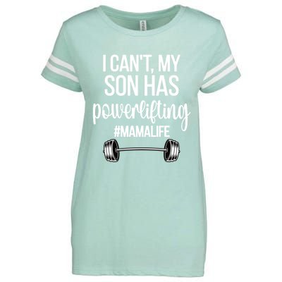 Powerlifting Mama Life Funny Powerlifting Mom Meaningful Gift Enza Ladies Jersey Football T-Shirt