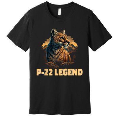 P22 Mountain Lion Silver Lake P22 Premium T-Shirt