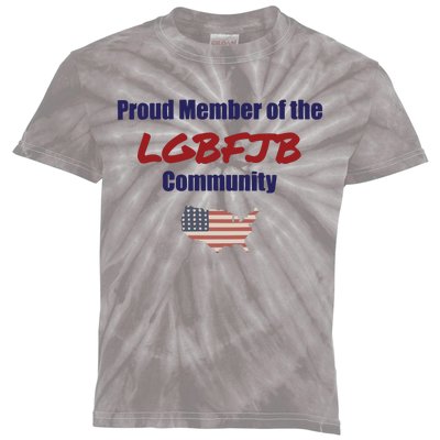 PROUD MEMBER LGBFJB Community Fulton County Indictment Kids Tie-Dye T-Shirt