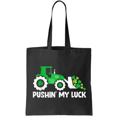 Pushing My Luck Tractor Truck St Patricks Day Bag