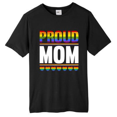 Proud Mom Lesbian Lgbt Pride Month Queer Gift Lgbt Gift Tall Fusion ChromaSoft Performance T-Shirt