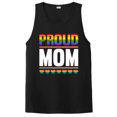 Proud Mom Lesbian Lgbt Pride Month Queer Gift Lgbt Gift PosiCharge Competitor Tank