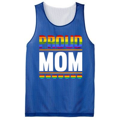 Proud Mom Lesbian Lgbt Pride Month Queer Gift Lgbt Gift Mesh Reversible Basketball Jersey Tank