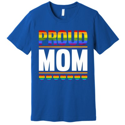 Proud Mom Lesbian Lgbt Pride Month Queer Gift Lgbt Gift Premium T-Shirt