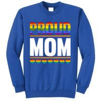 Proud Mom Lesbian Lgbt Pride Month Queer Gift Lgbt Gift Tall Sweatshirt