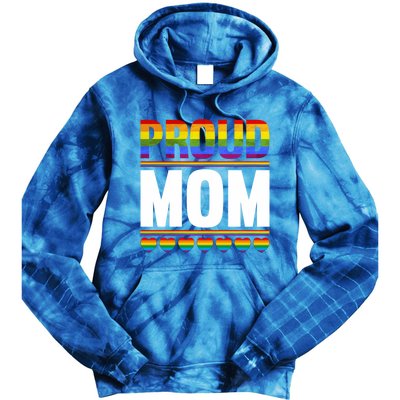 Proud Mom Lesbian Lgbt Pride Month Queer Gift Lgbt Gift Tie Dye Hoodie