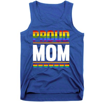 Proud Mom Lesbian Lgbt Pride Month Queer Gift Lgbt Gift Tank Top