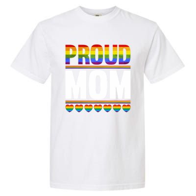 Proud Mom Lesbian Lgbt Pride Month Queer Gift Lgbt Gift Garment-Dyed Heavyweight T-Shirt