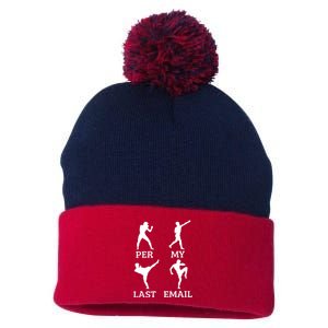 Per My Last Email Pom Pom 12in Knit Beanie