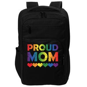 Proud Mom Lesbian Lgbtq Pride Month Supporters Mothers Day Gift Impact Tech Backpack