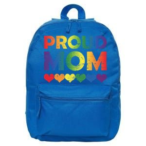 Proud Mom Lesbian Lgbtq Pride Month Supporters Mothers Day Gift 16 in Basic Backpack