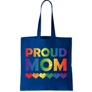 Proud Mom Lesbian Lgbtq Pride Month Supporters Mothers Day Gift Tote Bag