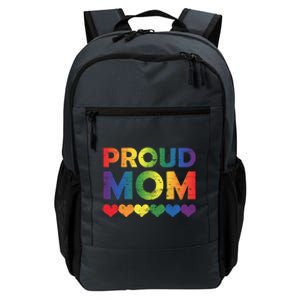 Proud Mom Lesbian Lgbtq Pride Month Supporters Mothers Day Gift Daily Commute Backpack