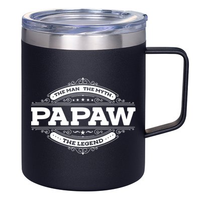Papaw Myth Legend Father Dad Uncle Gift Idea Gift 12oz Stainless Steel Coffee Mug