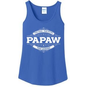 Papaw Myth Legend Father Dad Uncle Gift Idea Gift Ladies Essential Tank