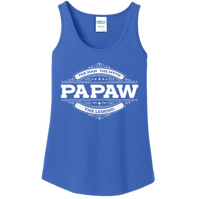 Papaw Myth Legend Father Dad Uncle Gift Idea Gift Ladies Essential Tank